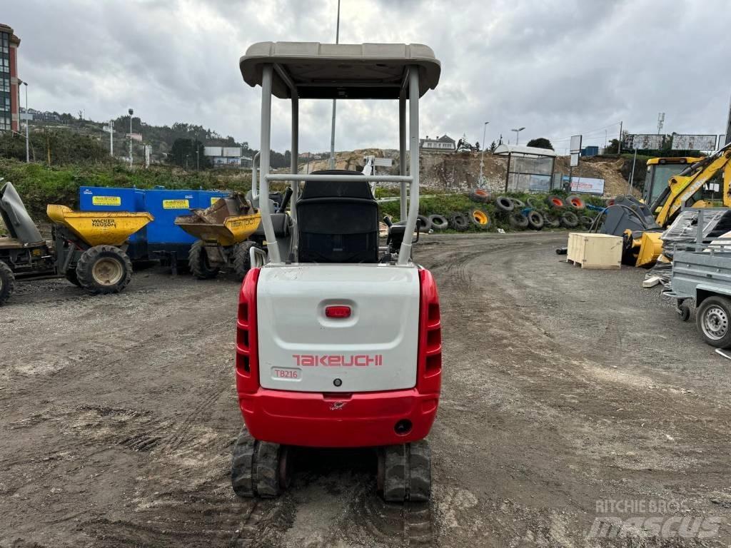 Takeuchi TB 216 Mini kotrók < 7t