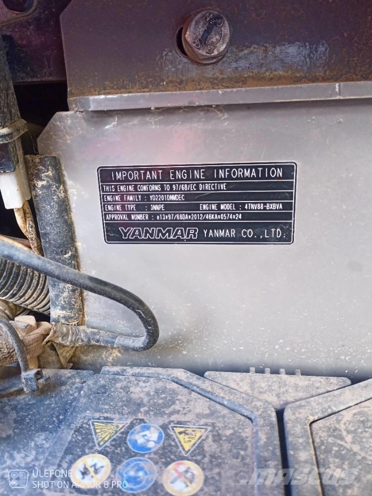 Yanmar Vio 50 U Mini kotrók < 7t