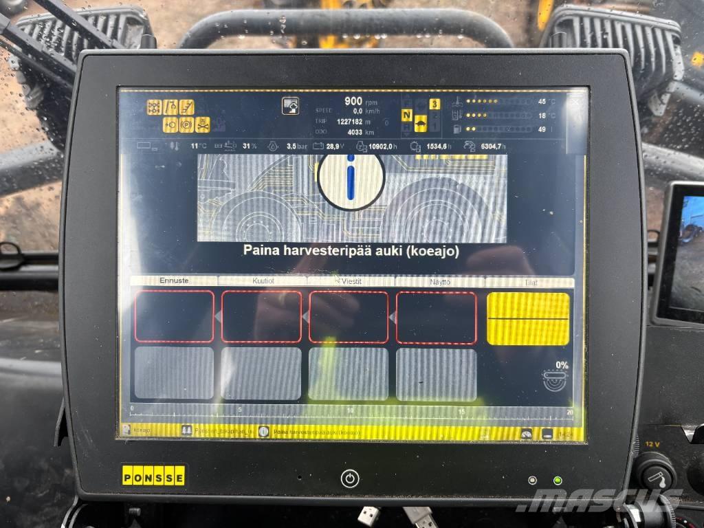 Ponsse Scorpion 8W Betakarítók