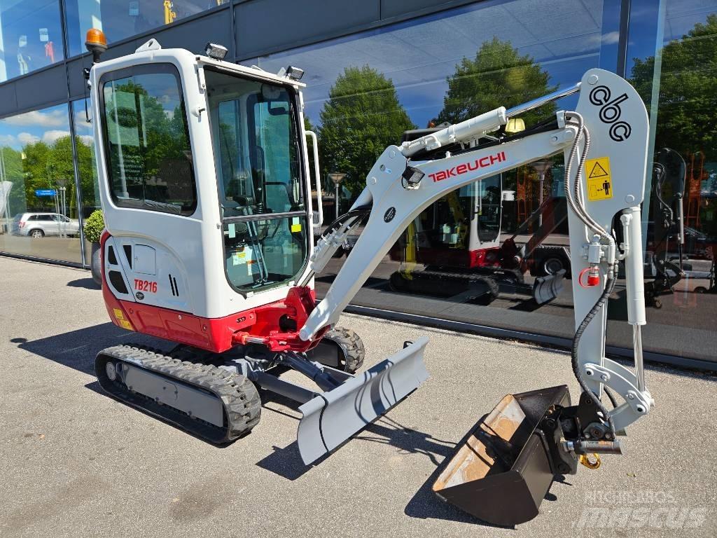 Takeuchi tb216 Mini kotrók < 7t