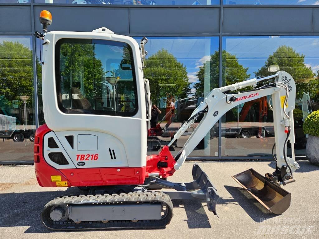 Takeuchi tb216 Mini kotrók < 7t