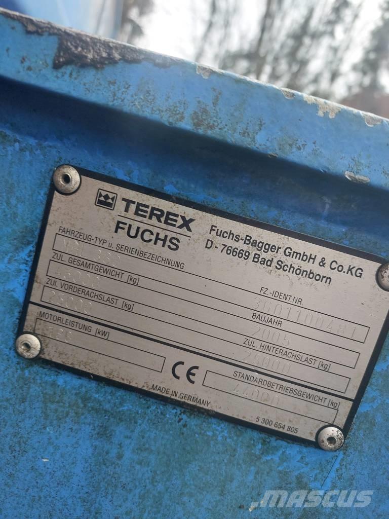 Terex Fuchs MHL 360 Bontásra használt kotrók