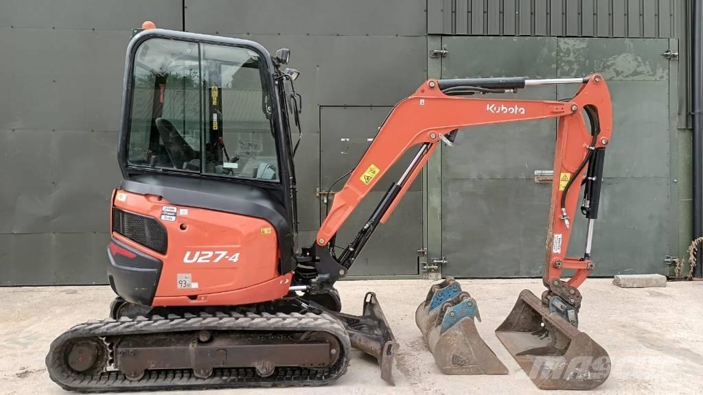 Kubota U 27-4 Mini kotrók < 7t