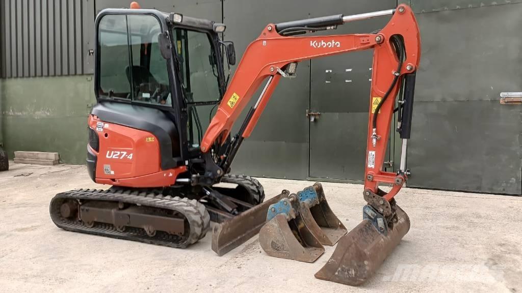 Kubota U 27-4 Mini kotrók < 7t