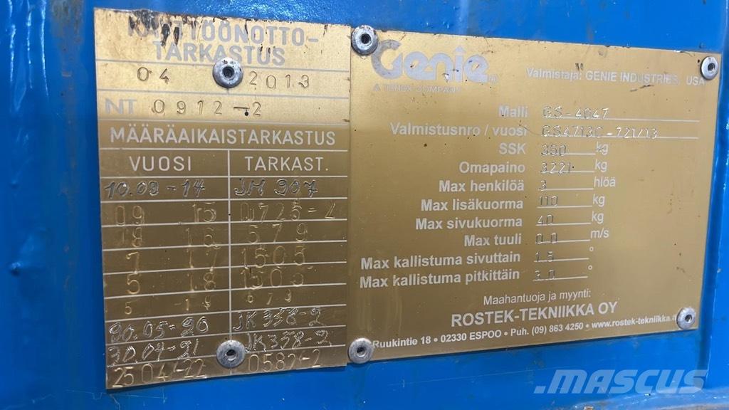 Genie GS 4047 Ollós emelők