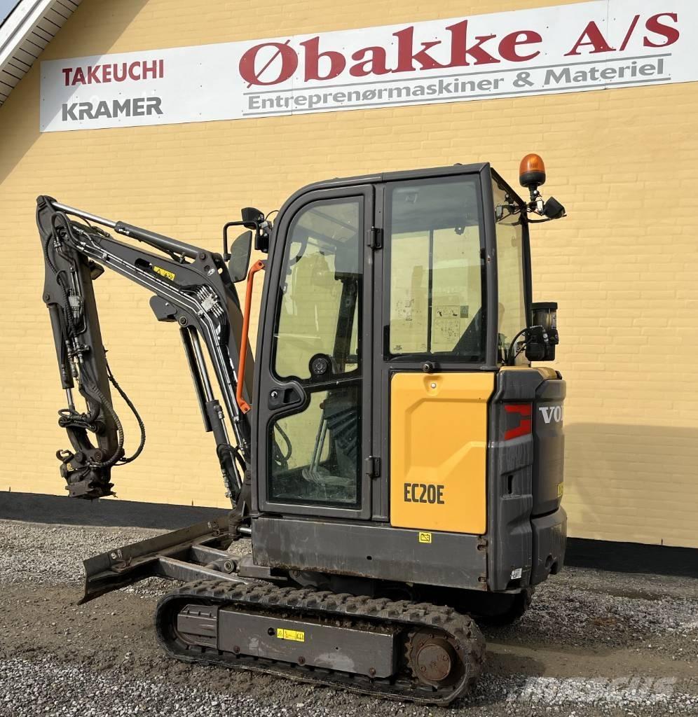 Volvo EC 20 E Mini kotrók < 7t
