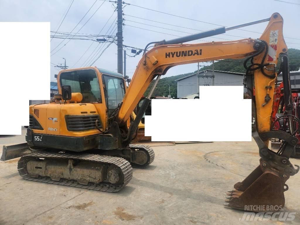 Hyundai Robex 55 Mini kotrók < 7t