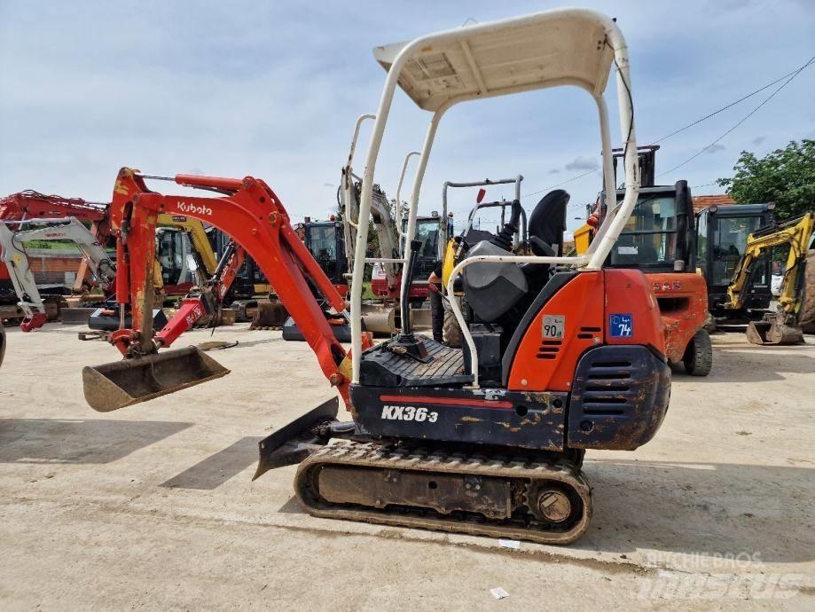 Kubota KX 36-3 Mini kotrók < 7t