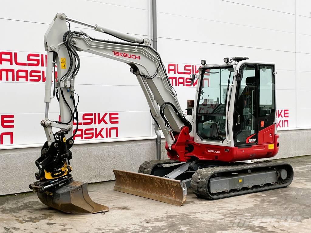 Takeuchi TB 260 Mini kotrók < 7t