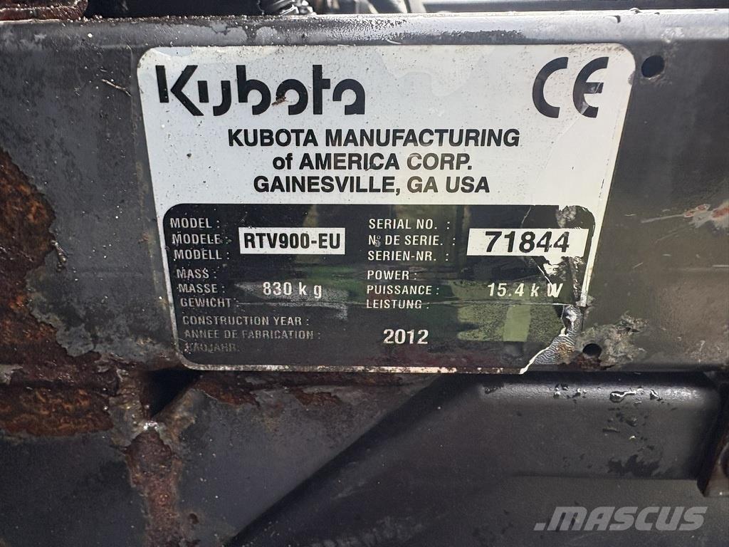 Kubota rtv 900 Golfkocsik