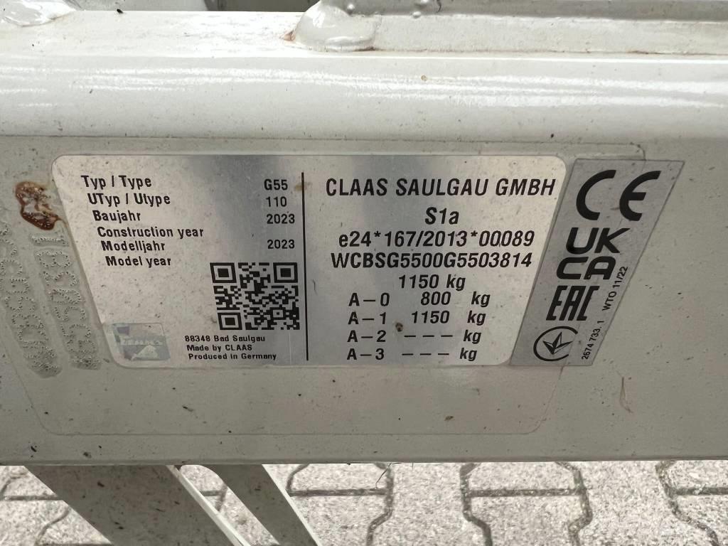 CLAAS Volto 1100 T Rendkészítő