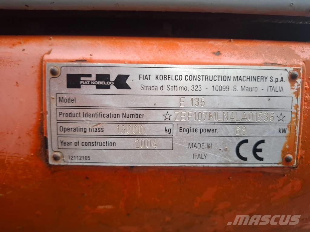 Fiat-Kobelco E 135 Lánctalpas kotrók