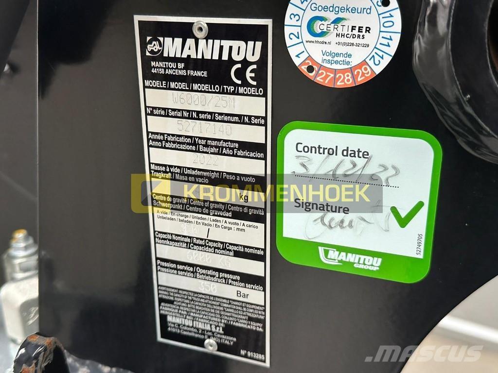 Manitou W6000 Teleszkópos rakodók