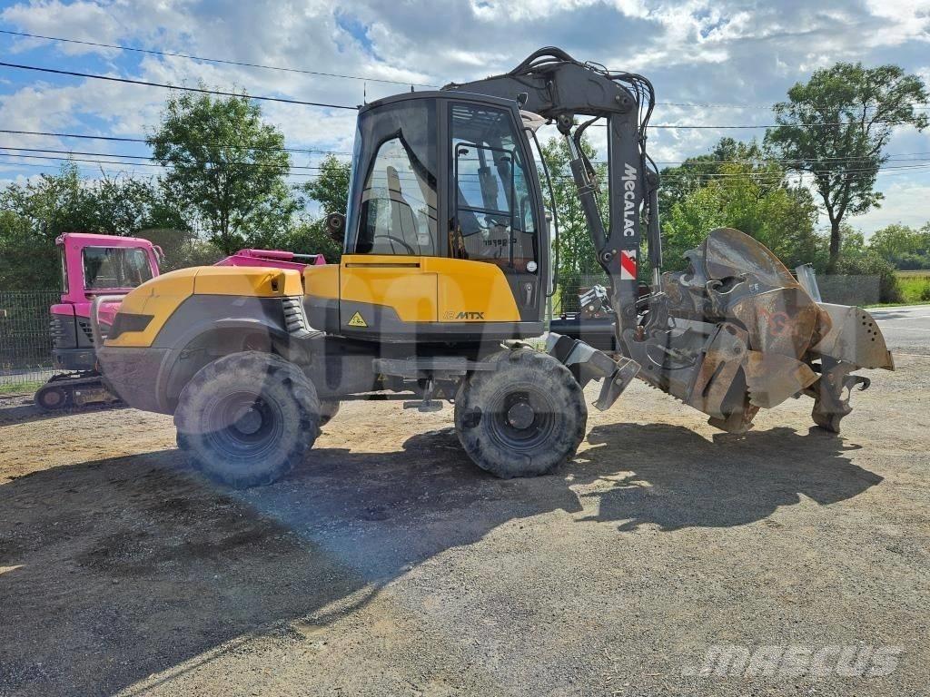 Mecalac 12 MTX Gumikerekes kotrók
