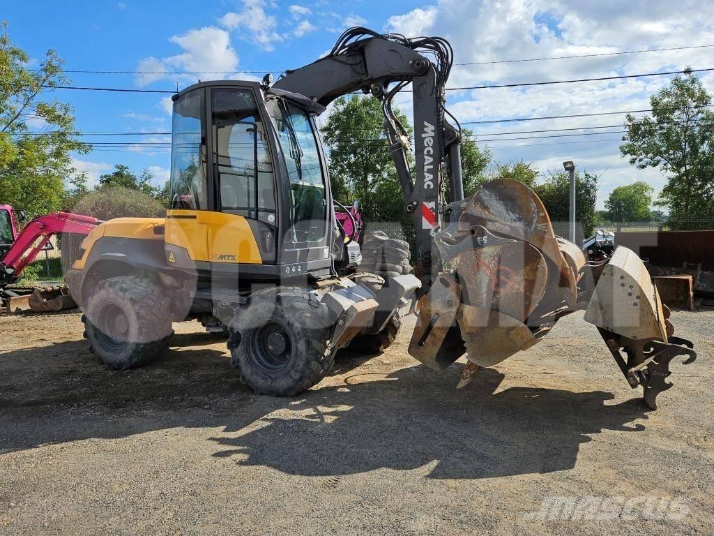 Mecalac 12 MTX Gumikerekes kotrók