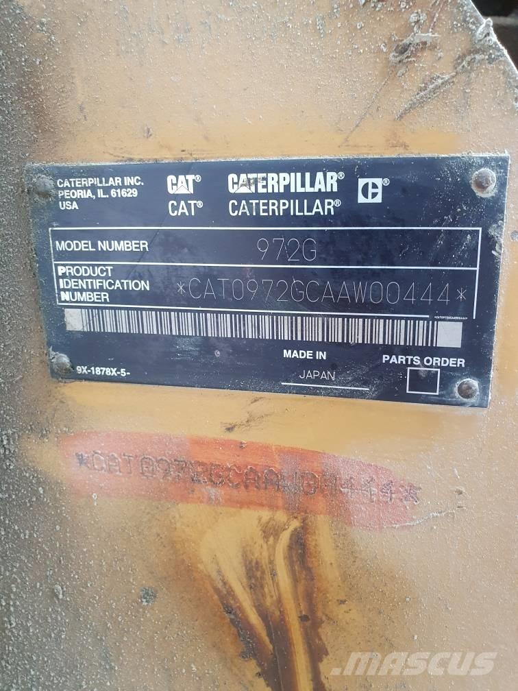 CAT 972 G Gumikerekes homlokrakodók