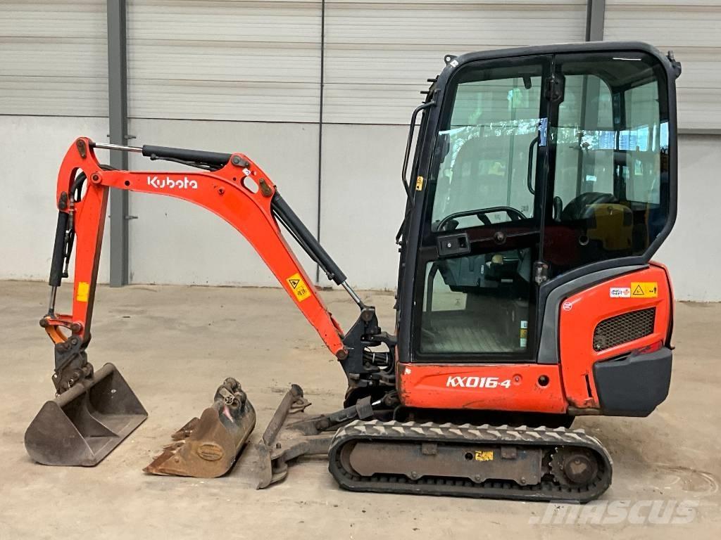 Kubota KX 016-4 Mini kotrók < 7t