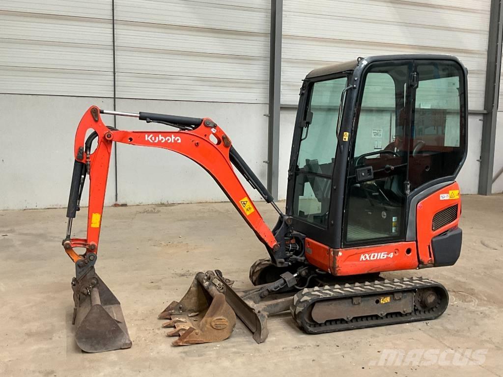Kubota KX 016-4 Mini kotrók < 7t