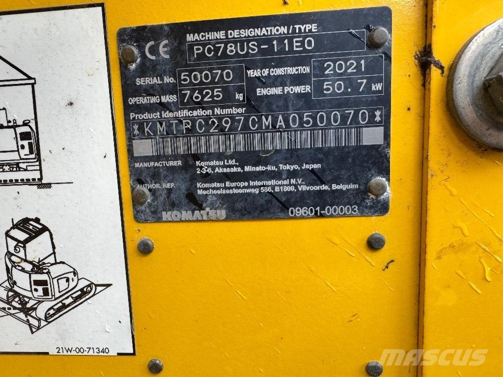 Komatsu PC 78 US Közepes (midi) kotrók 7 t - 12 t