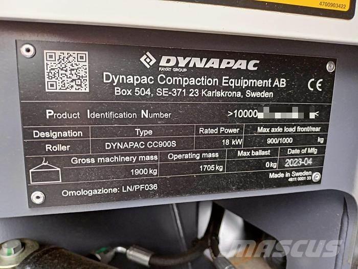 Dynapac CC900S Vontatott vibrátoros hengerek
