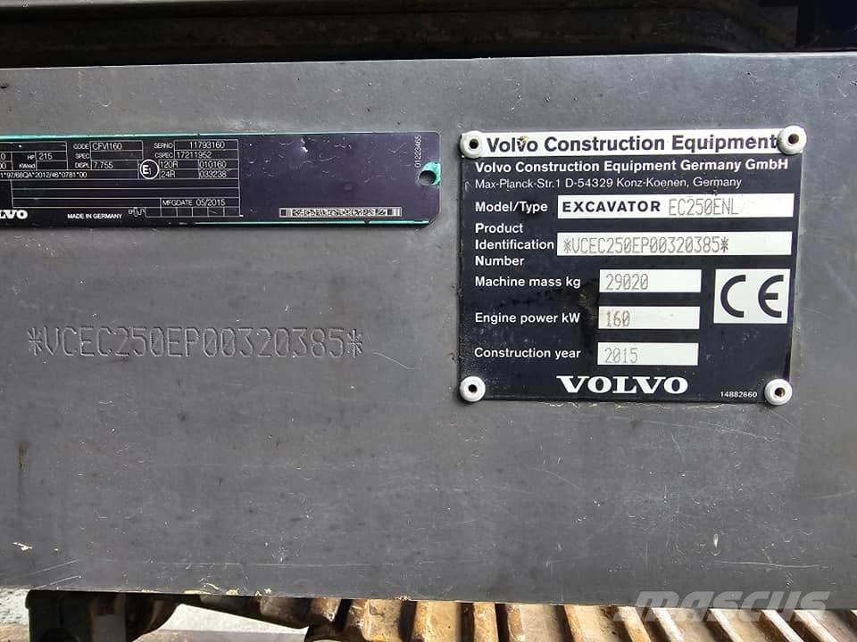 Volvo EC250 ENL Lánctalpas kotrók