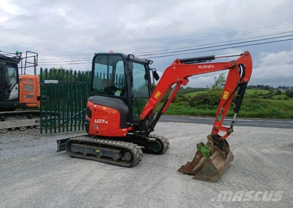 Kubota U 27-4 Mini kotrók < 7t