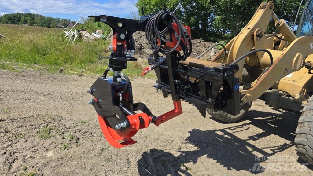  Grip med rotor Gumikerekes homlokrakodók