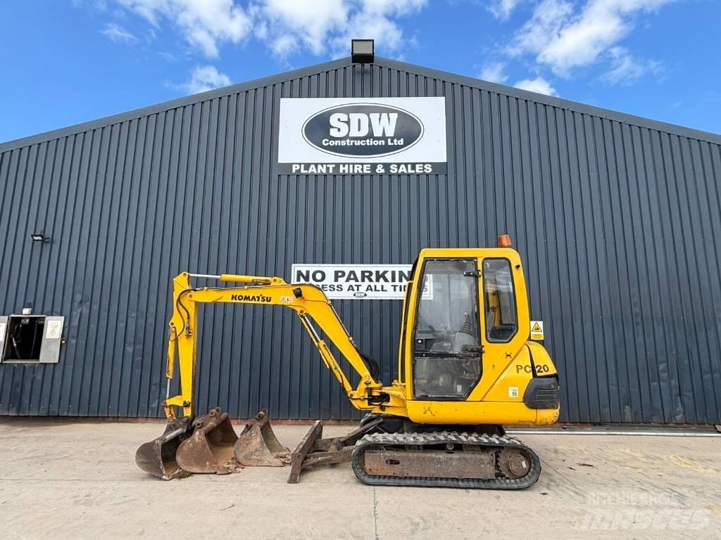 Komatsu PC 20-7 Mini kotrók < 7t