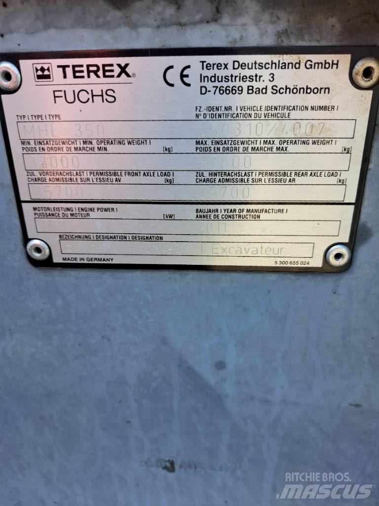 Fuchs MHL350E Hulladékkezelő gépek