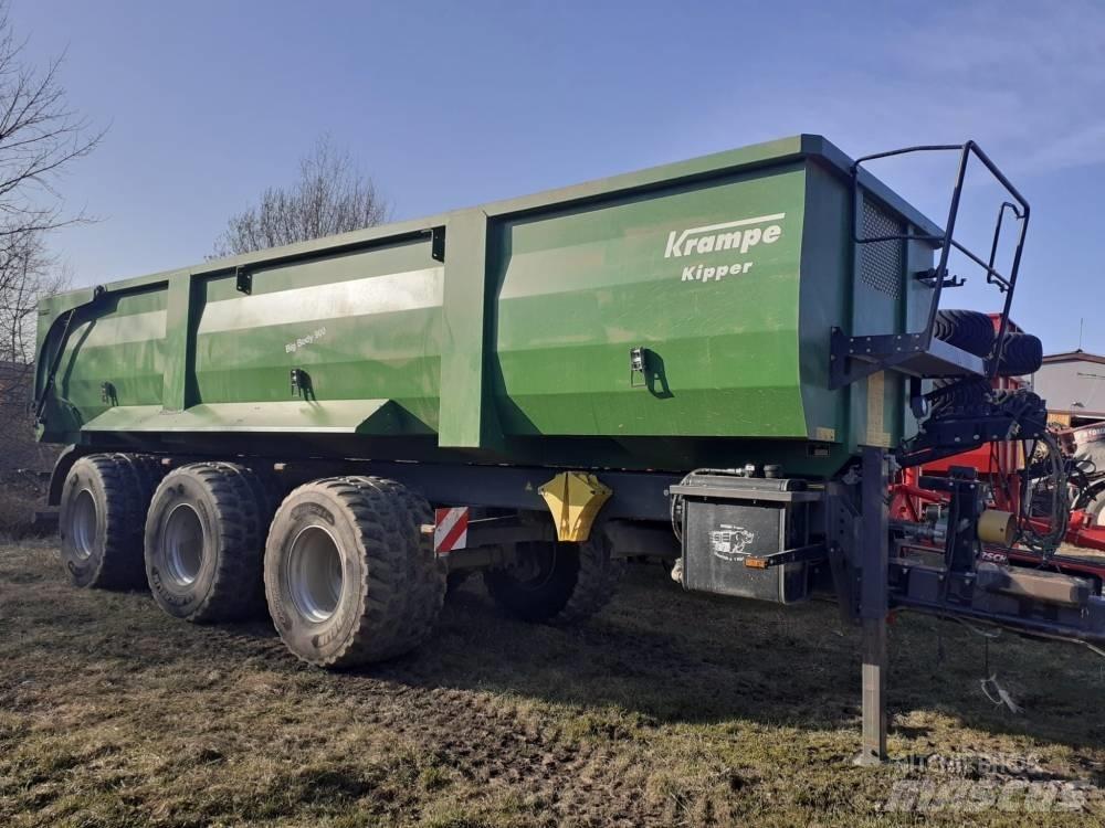 Krampe Big Body 900 Platós / Ponyvás félpótkocsik