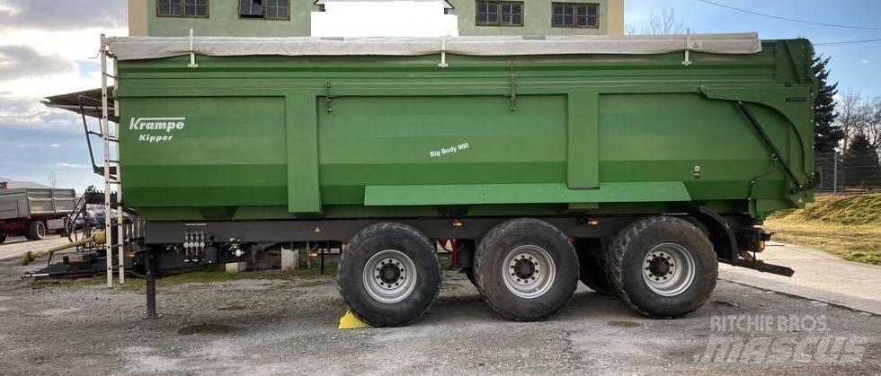 Krampe Big Body 900 Platós / Ponyvás félpótkocsik