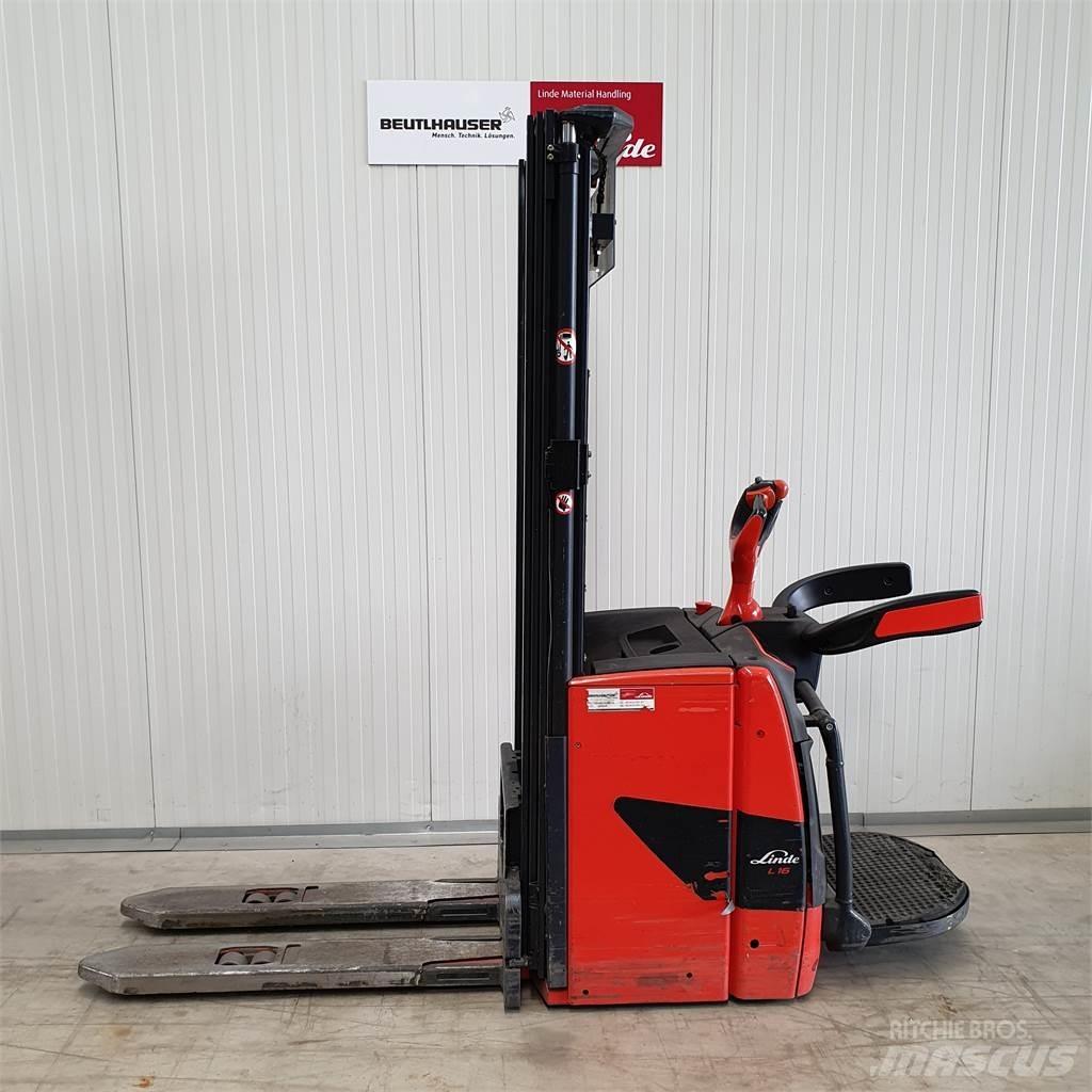 Linde L16AP Gyalogkíséretű targonca