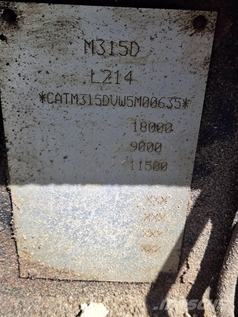 CAT M 315 D Gumikerekes kotrók