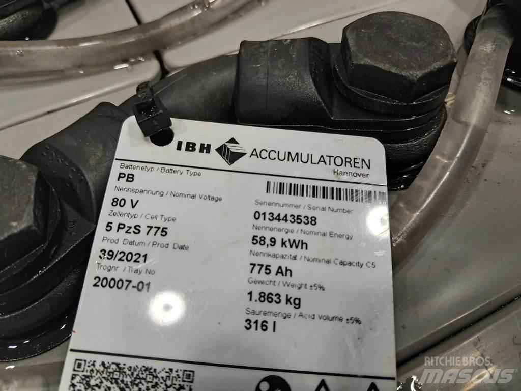  Batterij 80V 775Ah Akkumulátorok