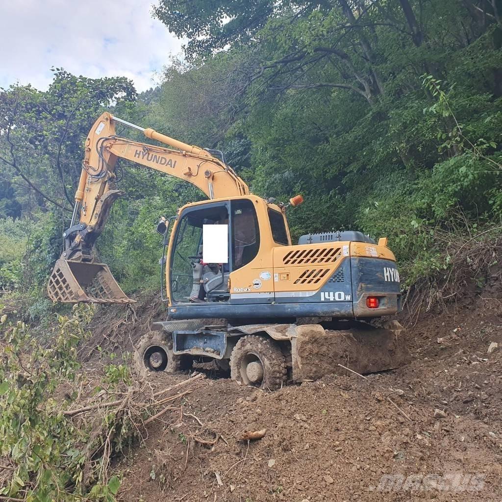 Hyundai Robex 140 W Gumikerekes kotrók
