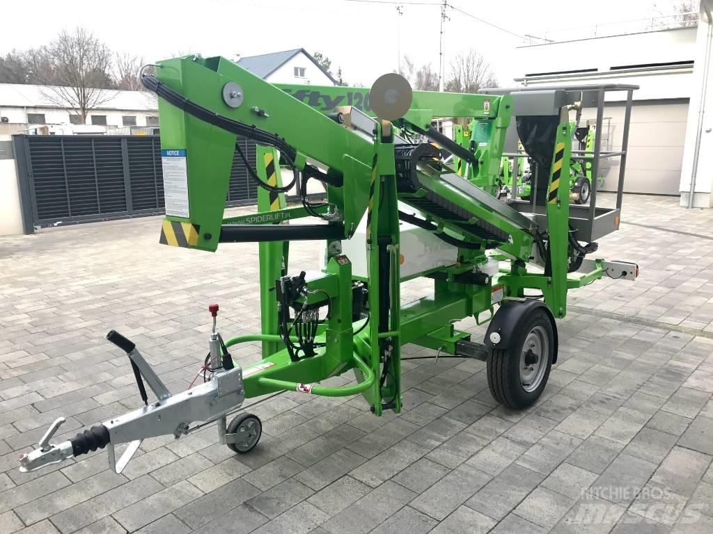 Niftylift 120TE Pótkocsira szerelt emelők és állványok