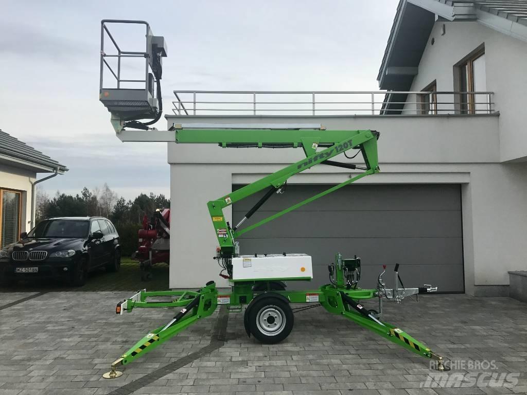 Niftylift 120TE Pótkocsira szerelt emelők és állványok