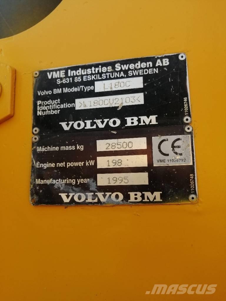 Volvo L 180 C Gumikerekes homlokrakodók