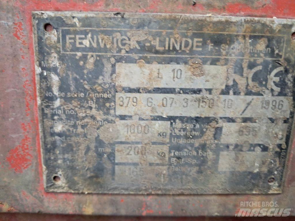 Linde L10 Gyalogkíséretű targonca