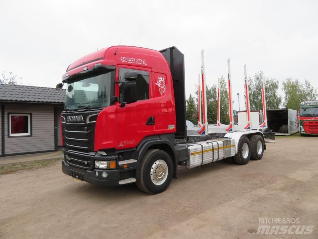 Scania R 520 Rönkszállító teherautók