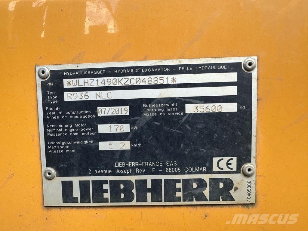 Liebherr R936 NLC Lánctalpas kotrók