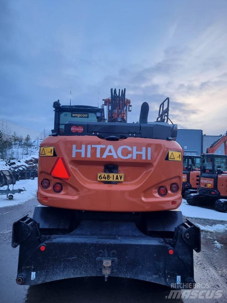 Hitachi ZX155W-7 2P Gumikerekes kotrók