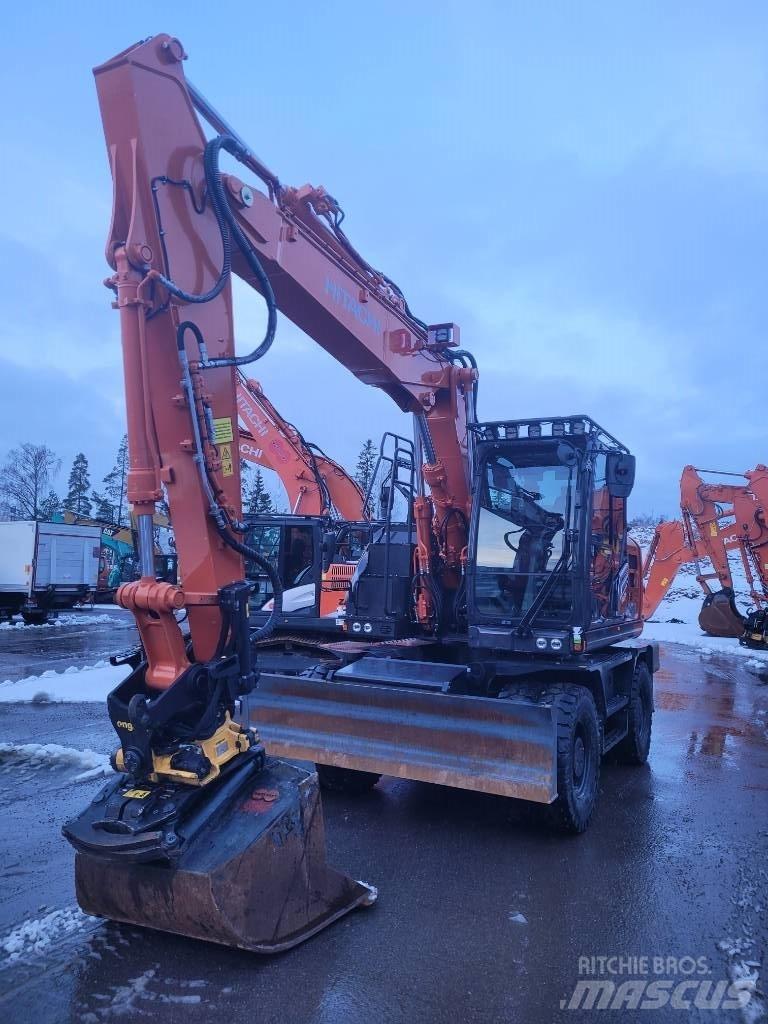 Hitachi ZX155W-7 2P Gumikerekes kotrók