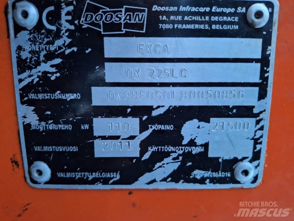 Doosan DX 225 LC Lánctalpas kotrók