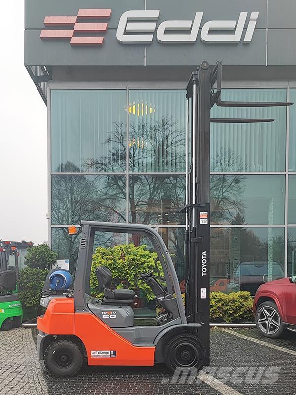 Toyota 02-8FGF20 Gázüzemű targoncák