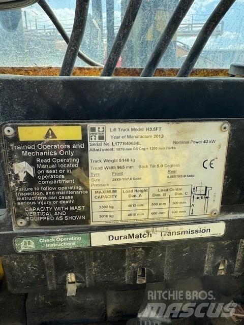 Hyster H 35 FT Gázüzemű targoncák