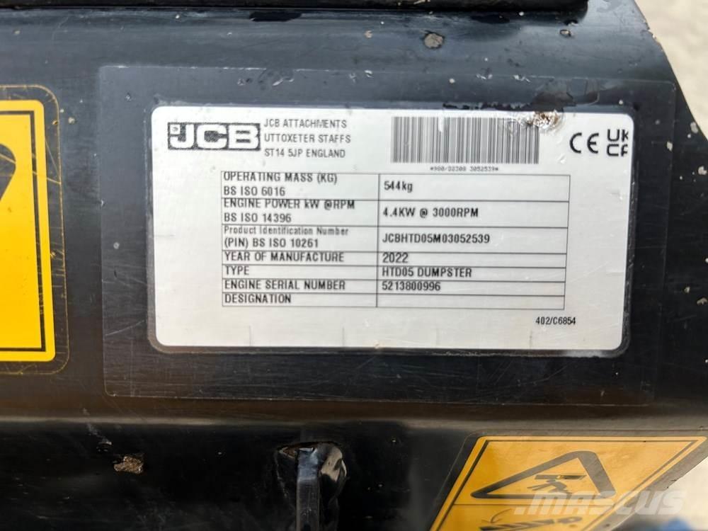 JCB HTD5 DUMPSTER Mezei dömperek