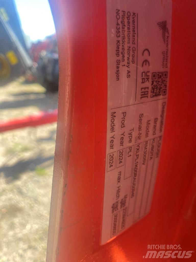 Kubota RM 300 SV Váltvaforgató ekék