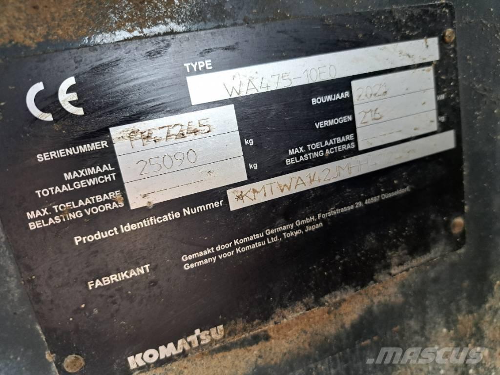 Komatsu WA475-10E0 Gumikerekes homlokrakodók