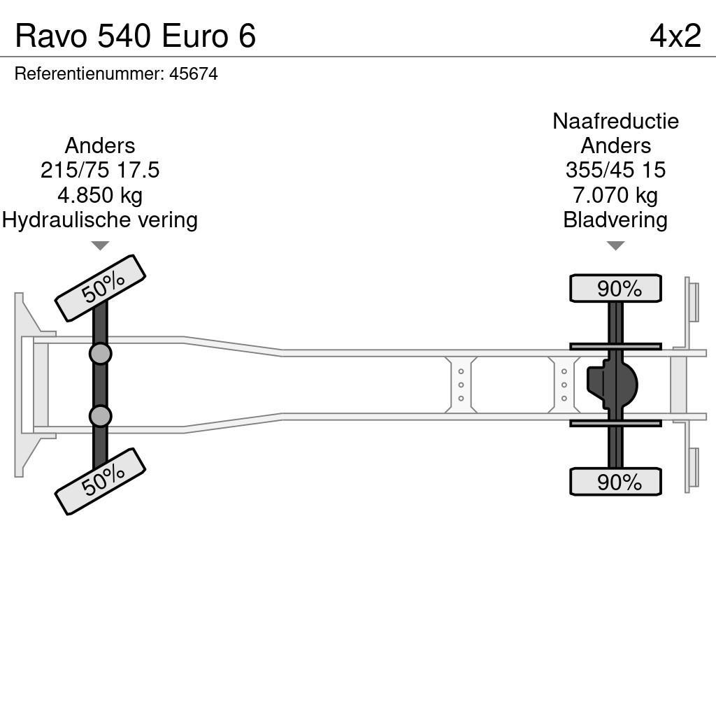 Ravo 540 Euro 6 Utcaseprő teherautók